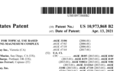 Patente de LactiGo US 10,973,868
